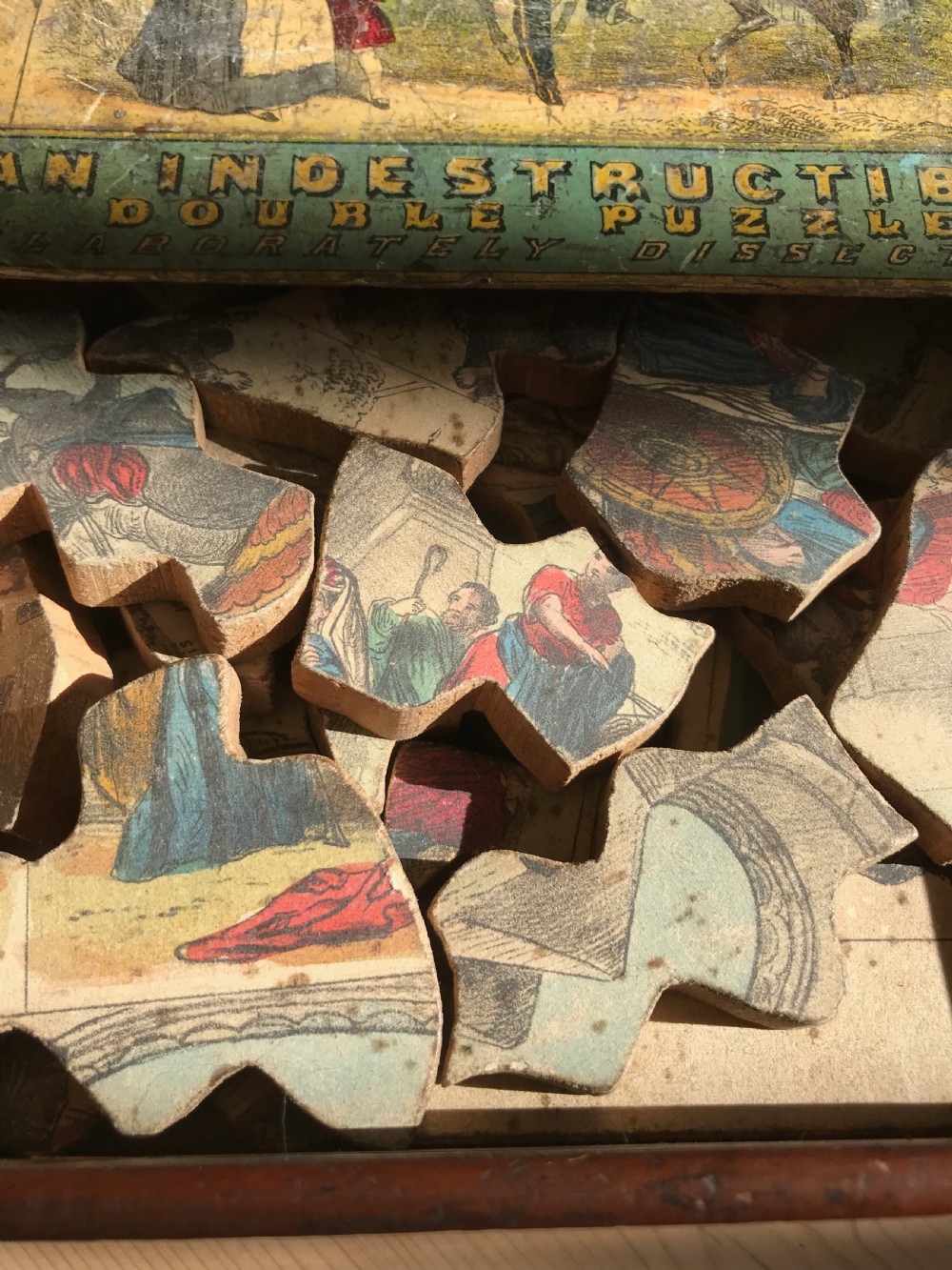 Antique Dissected Puzzle - Jigsaw View III