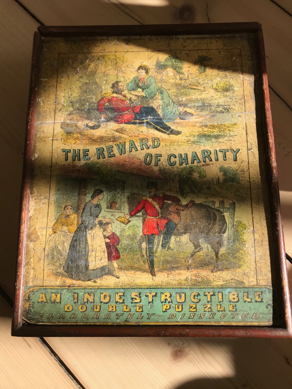 Antique Dissected Puzzle - Jigsaw View IV