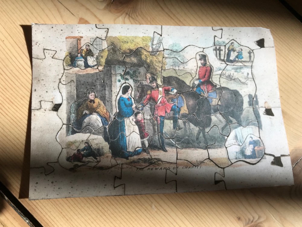 Antique Dissected Puzzle - Jigsaw View VI