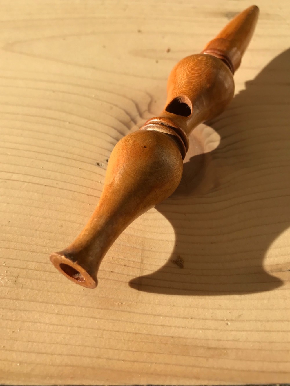 Antique Boxwood Bird Call View IV