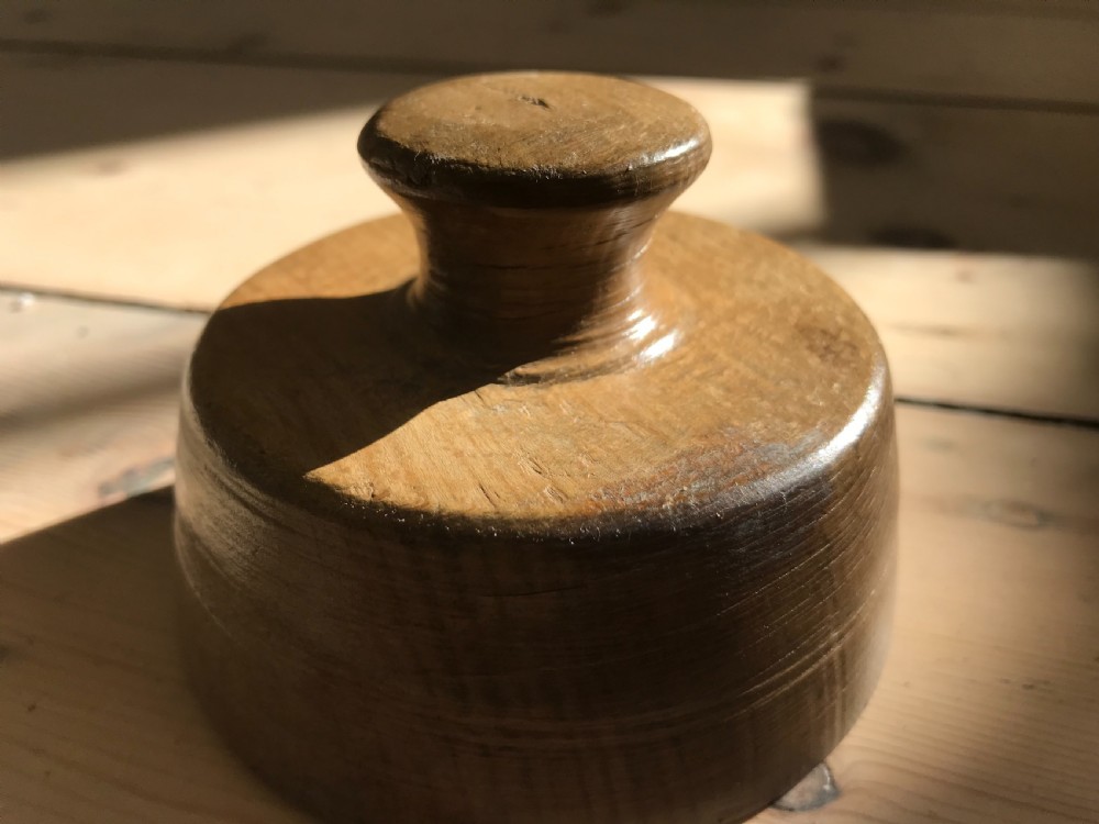 Antique Flummery Mould - Small size - treen View II