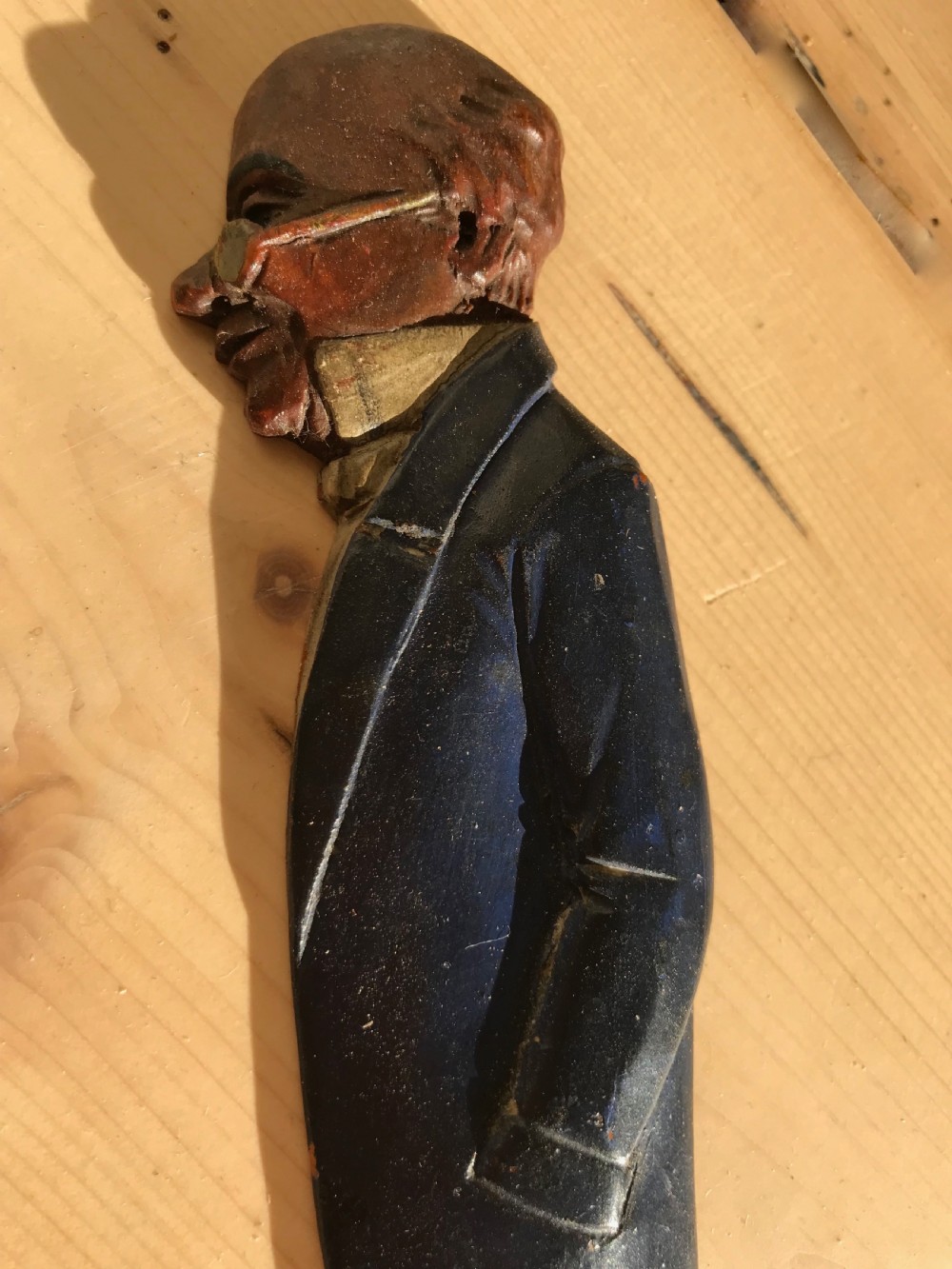 Antique Letter Opener - gentleman - treen View III