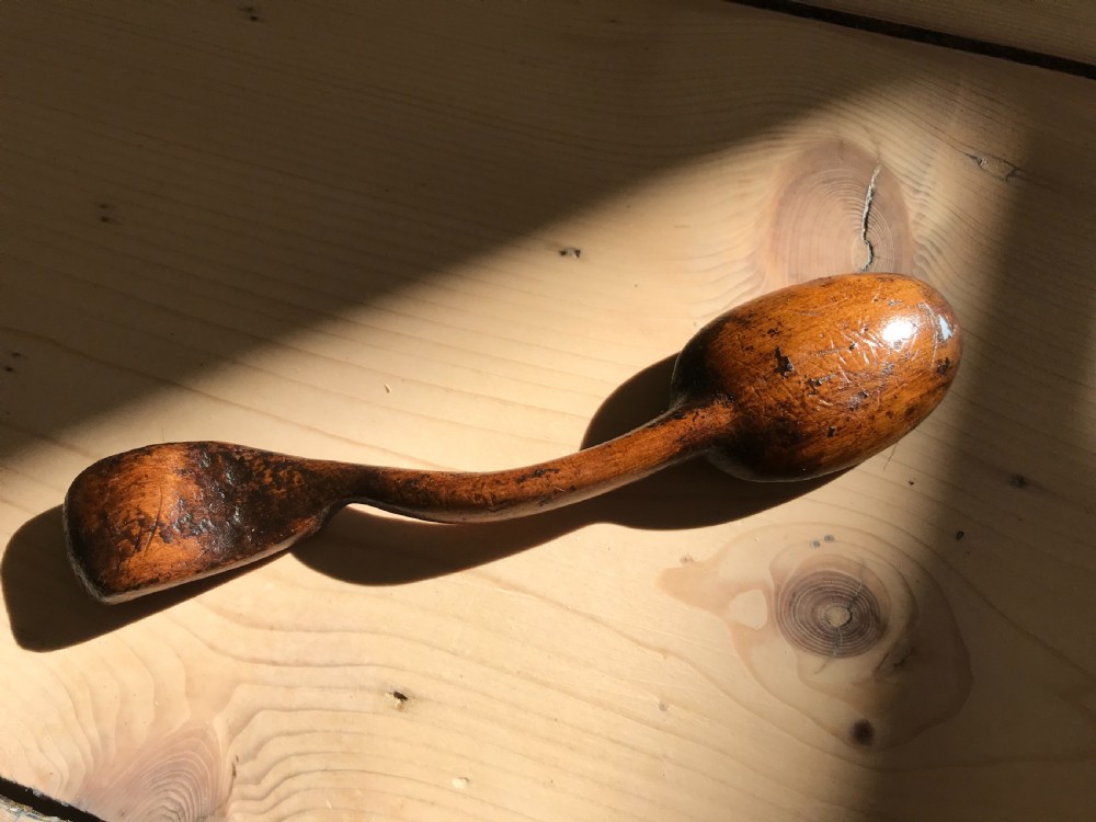 Antique Welsh Treen Spoon View IV