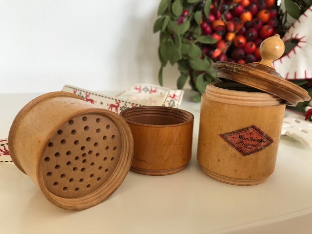 Antique Treen Penner - Early Tunbridge