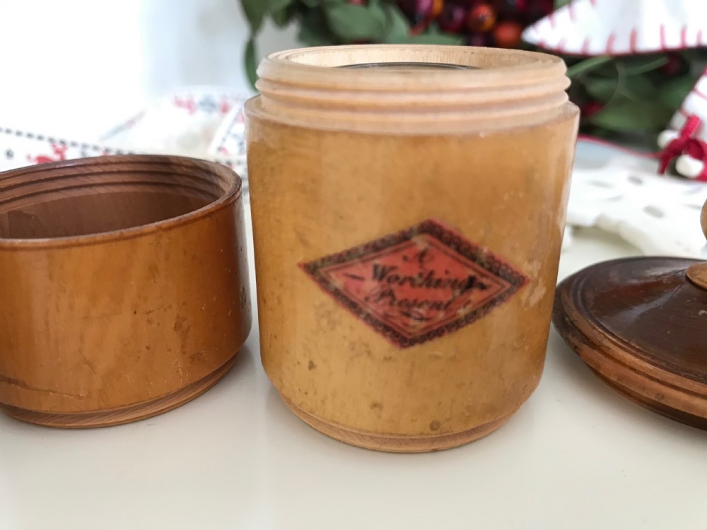 Antique Treen Penner - Early Tunbridge View IV