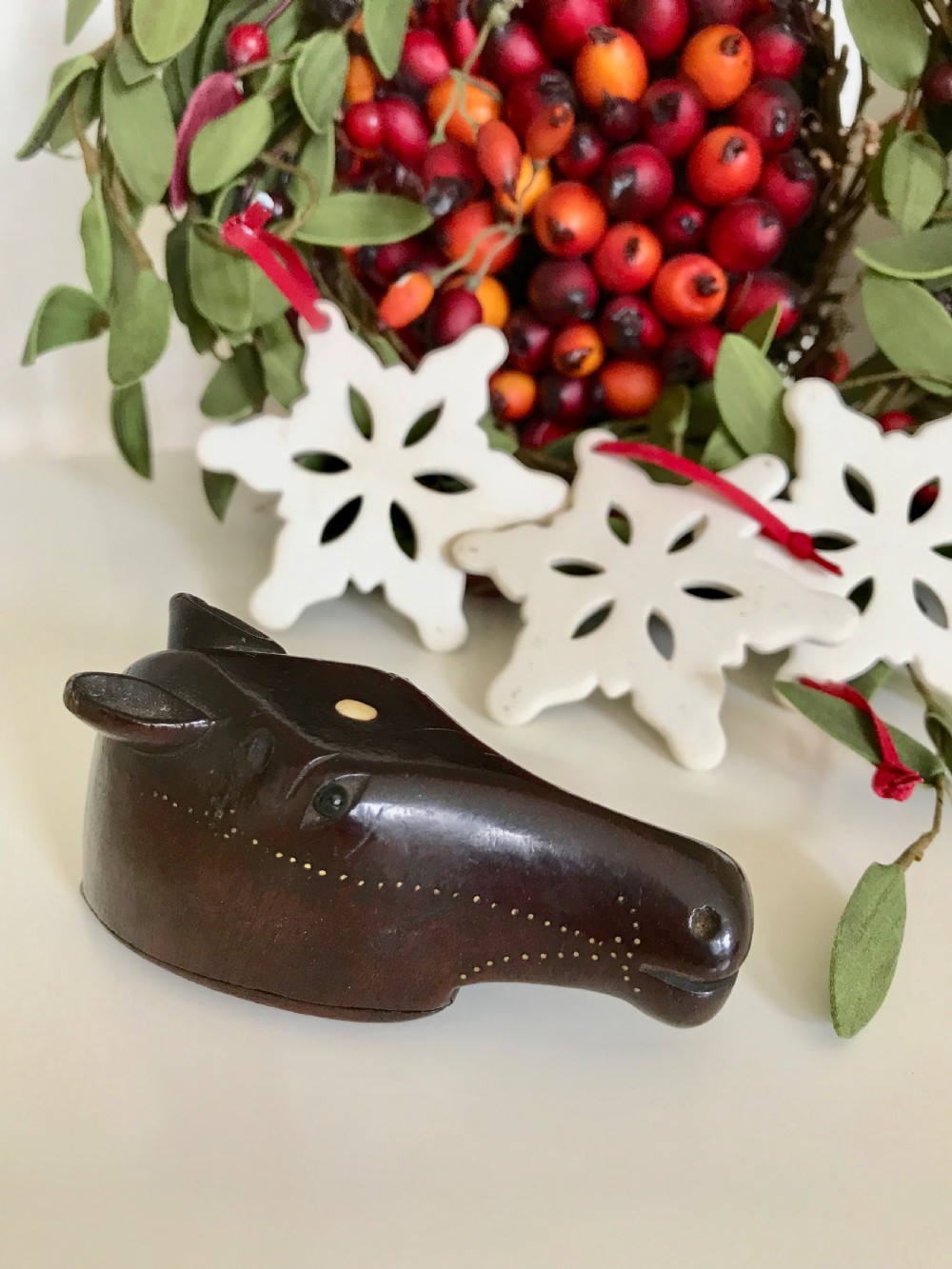 Antique Horse Snuff Box View II