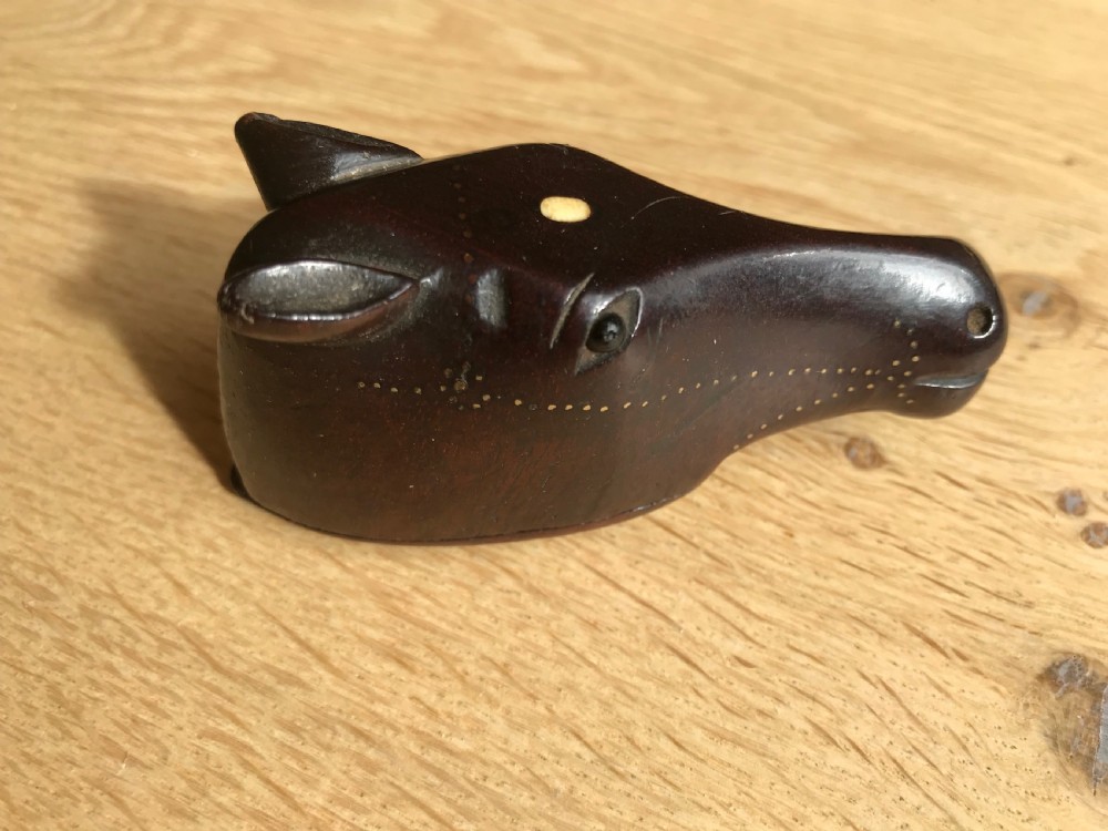 Antique Horse Snuff Box View IV