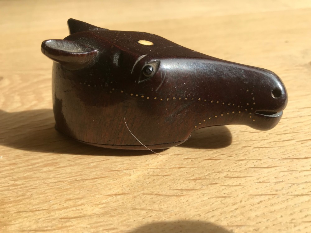 Antique Horse Snuff Box View VI