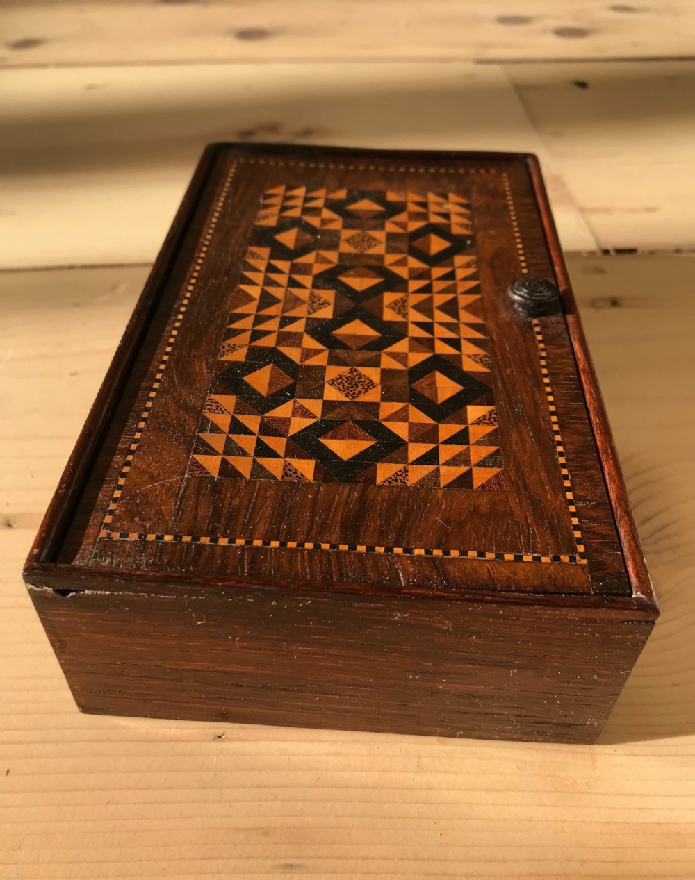 Antique Sewing/Jewellery Box - Tunbridge Ware View IV