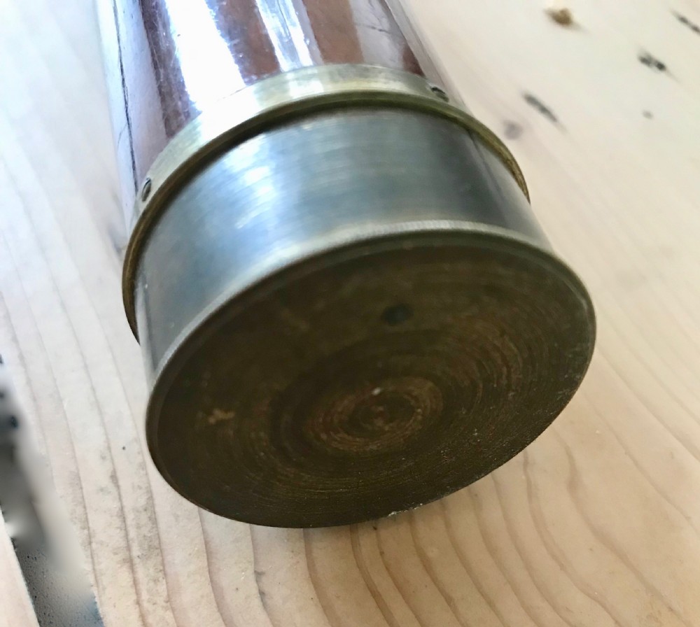 Antique Georgian Three Draw Telescope - Original Case & Maker's Name View VI