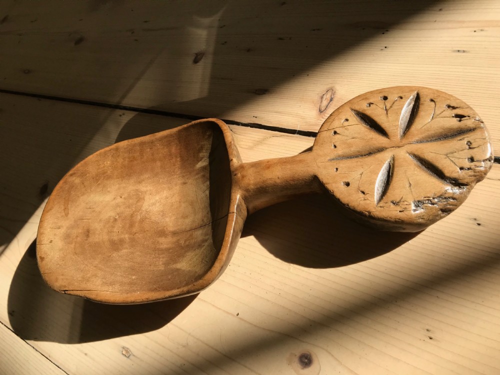 Antique Welsh Butter Spade - treen View III