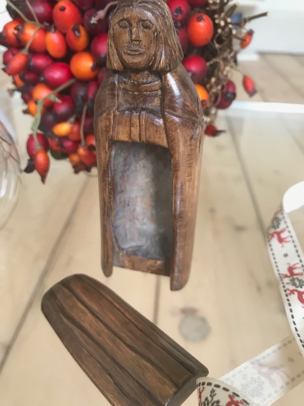 Antique Snuff Box - in the shape of a women View IV