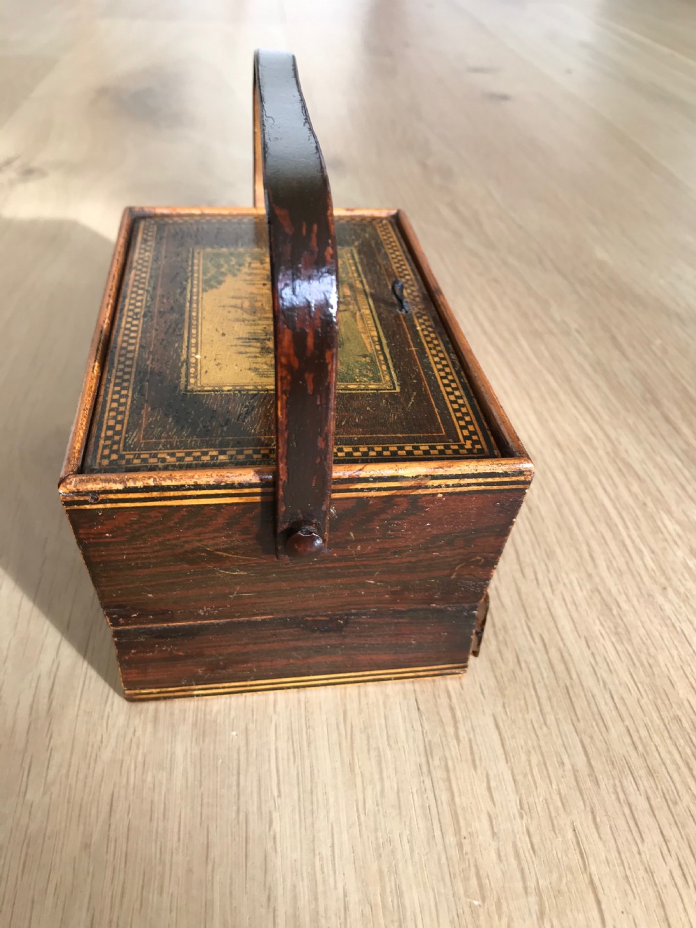 Tunbridge Ware Sewing Basket View III