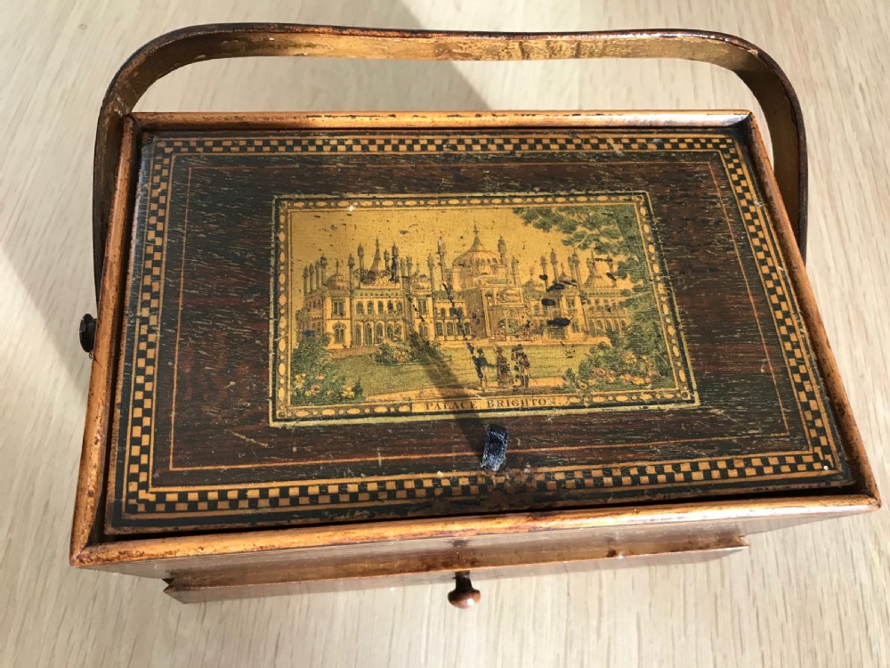 Tunbridge Ware Sewing Basket View IV
