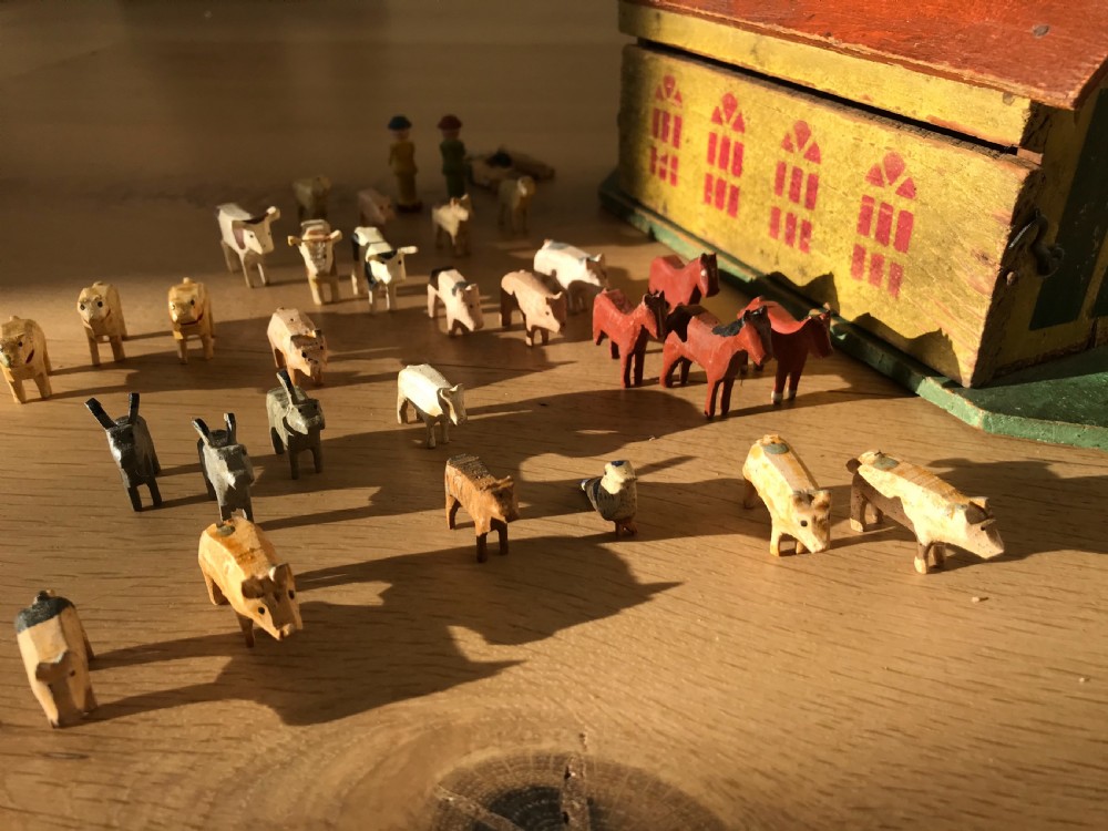 Antique Folk Art Noah's Ark View II