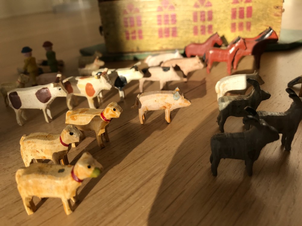Antique Folk Art Noah's Ark View V