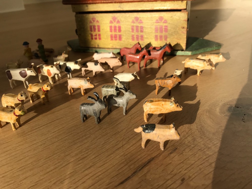 Antique Folk Art Noah's Ark View VI