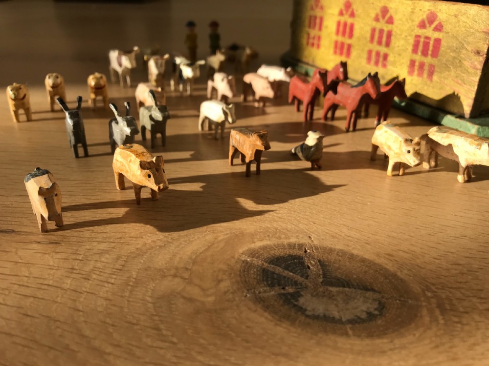 Antique Folk Art Noah's Ark View VII