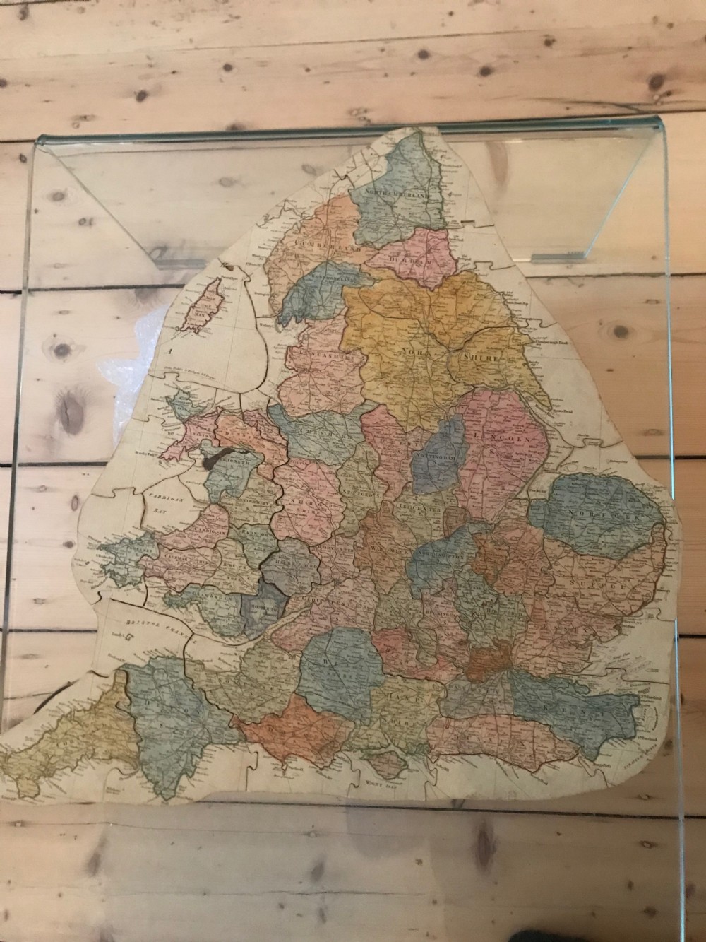 An Unusual Georgian Dissected Puzzle Boxed - dated 7th May 1783 View II