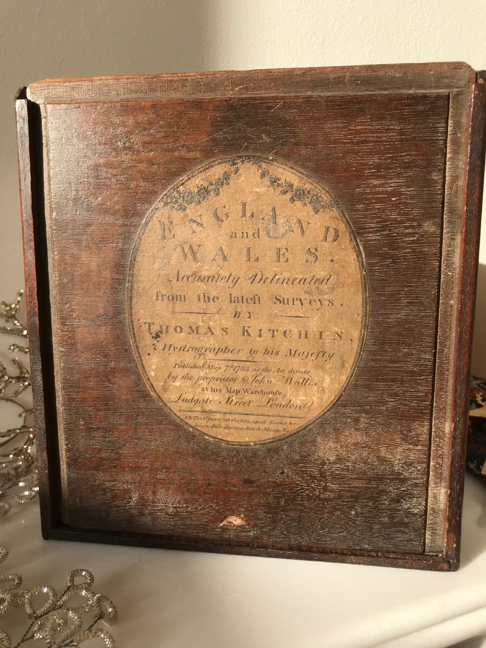 An Unusual Georgian Dissected Puzzle Boxed - dated 7th May 1783 View VI