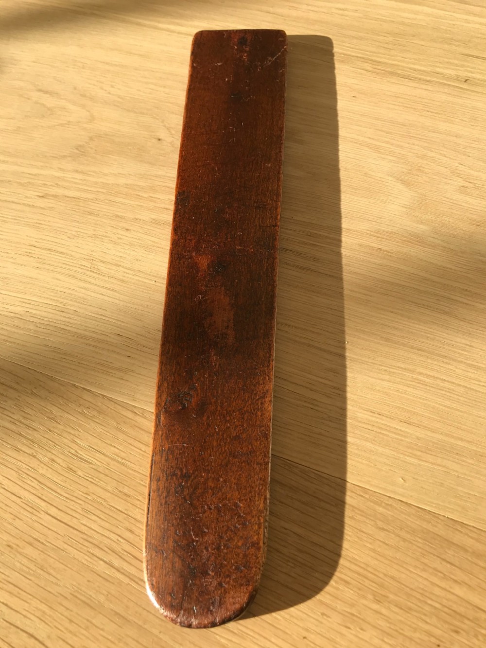 An Antique Treen Stay Busk- chip carved decoration View VII