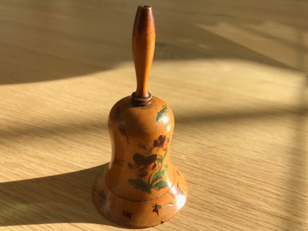 Antique Needlecase - Bell Shaped- treen View IV