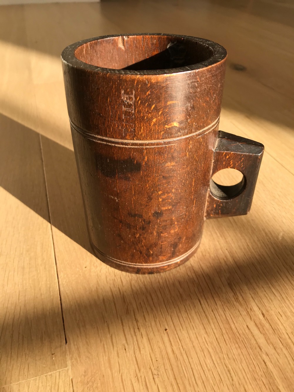 Antique Beechwood Measure View IV