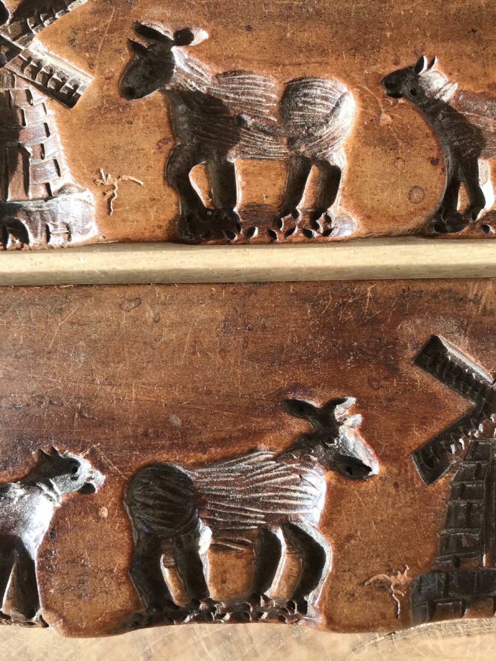 An Unusual Two Piece Antique Treen Confectionery Mould View III