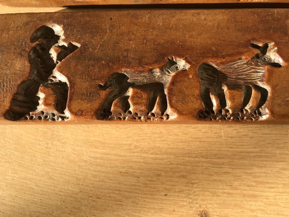 An Unusual Two Piece Antique Treen Confectionery Mould View IV