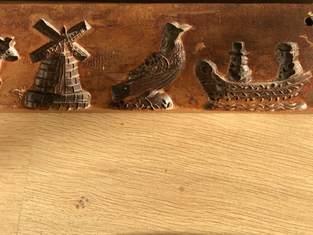 An Unusual Two Piece Antique Treen Confectionery Mould View VIII