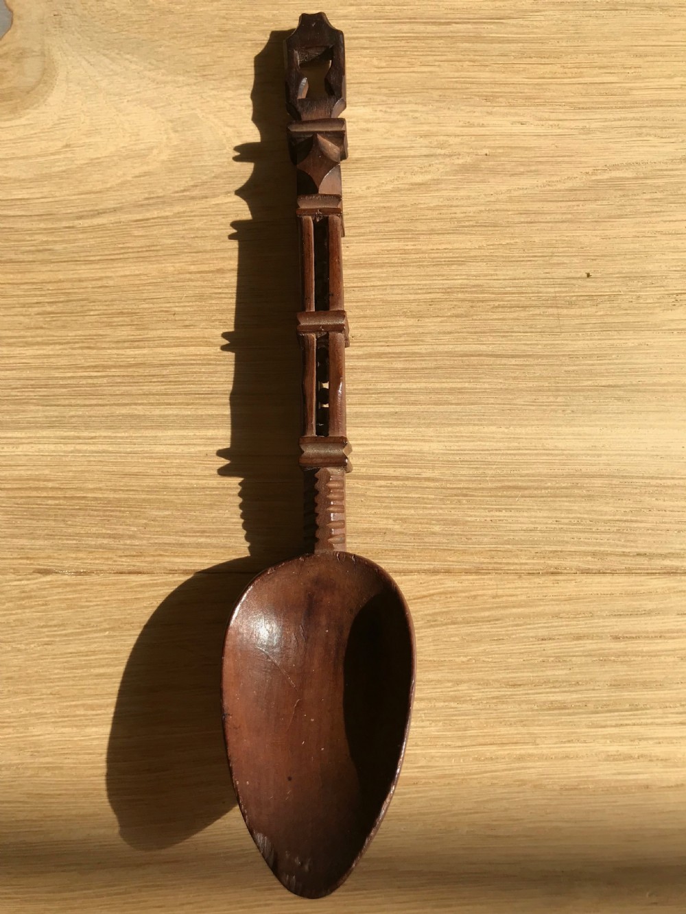 Antique Welsh Lovespoon - treen