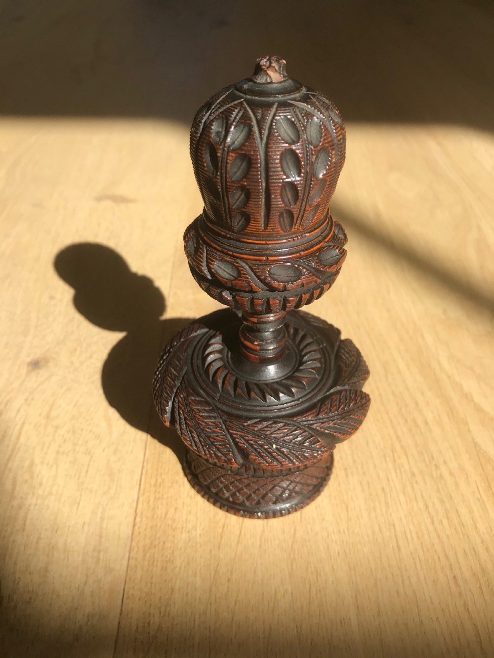 Antique Treen Table Nutmeg Grater