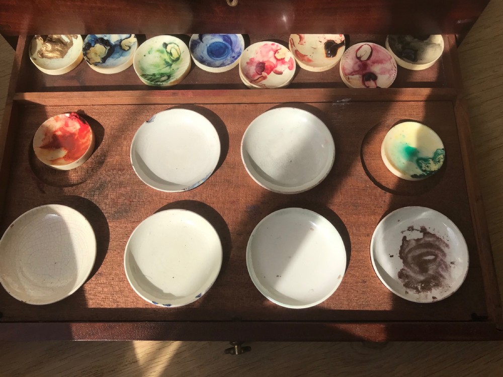 An Artist Paint Box -full of paints and accessories View II
