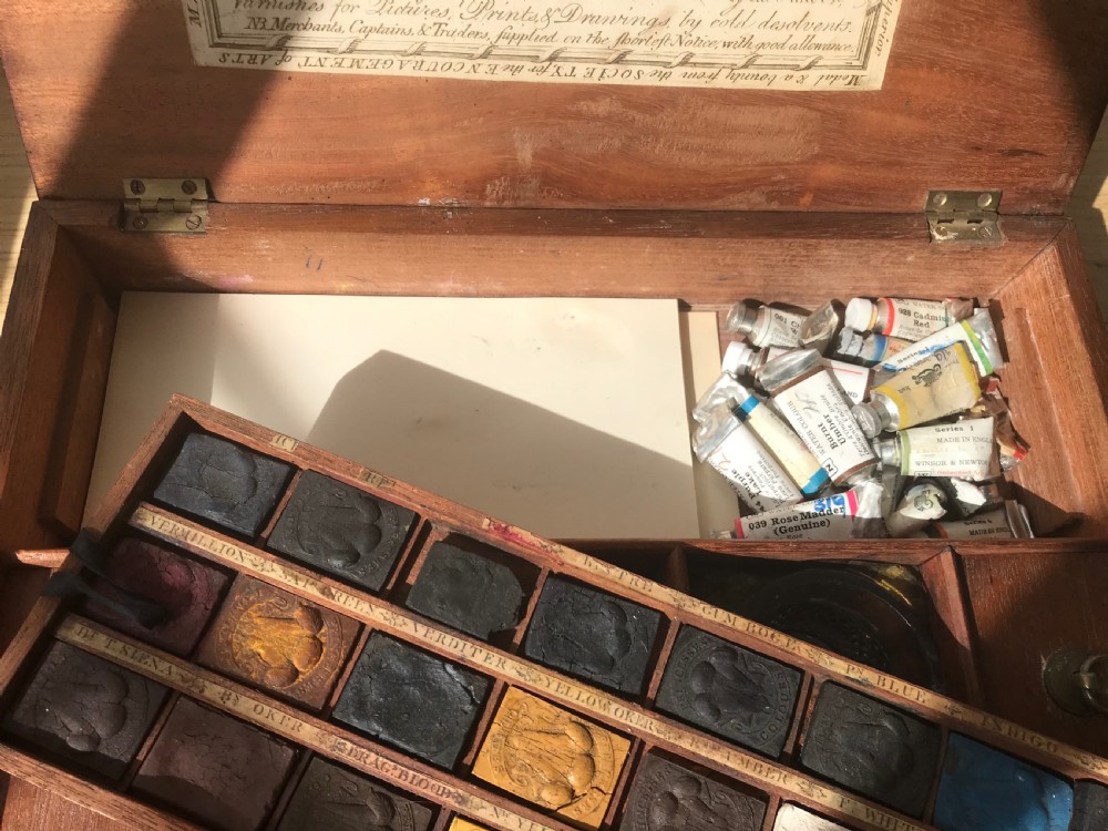An Artist Paint Box -full of paints and accessories View VII