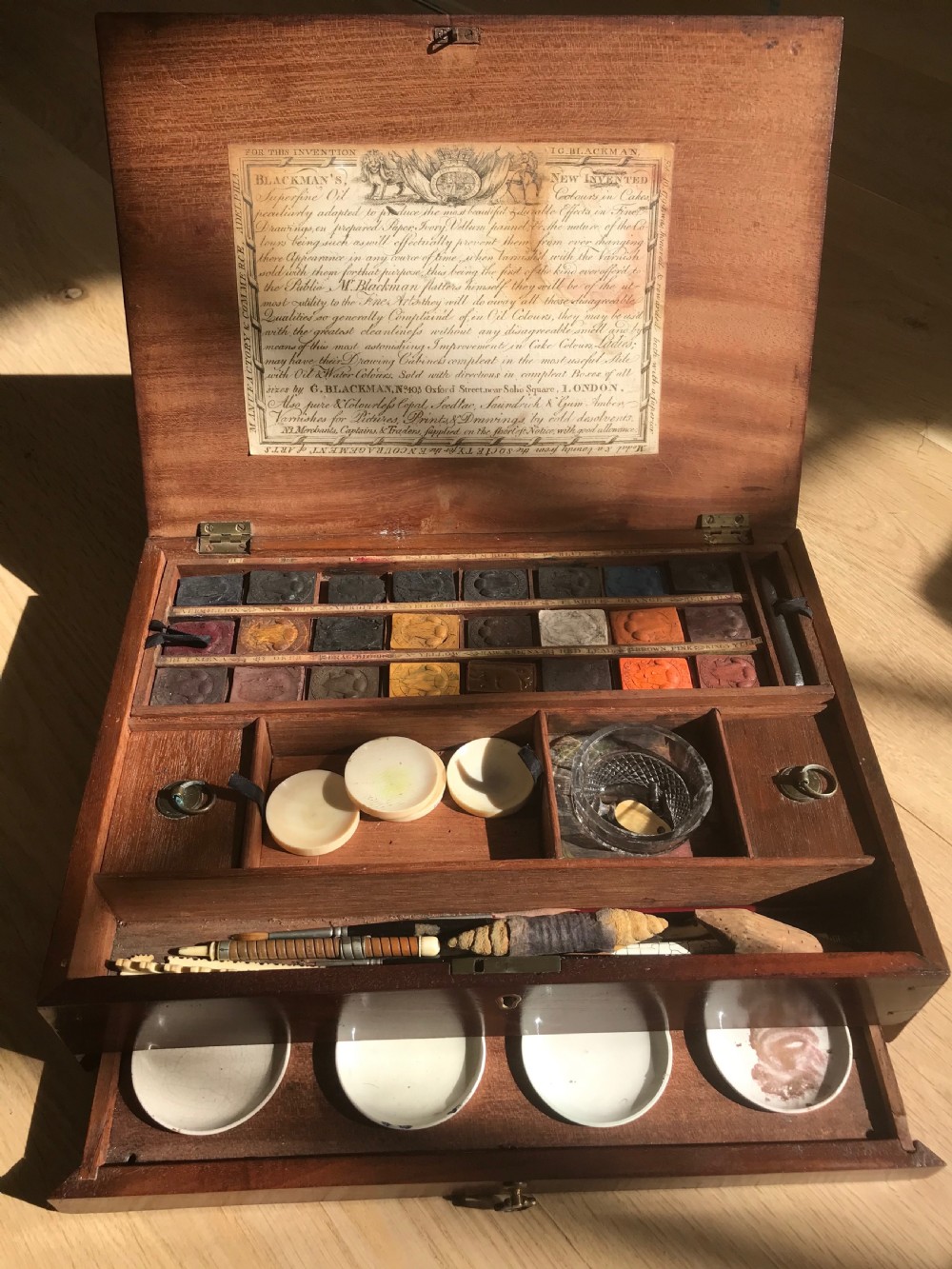 An Artist Paint Box -full of paints and accessories View VIII