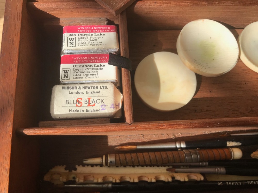 An Artist Paint Box -full of paints and accessories View XI
