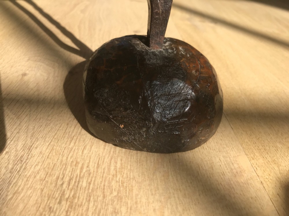 Antique Splint Holder - Original Base/ Peerman -  Treen
 View II