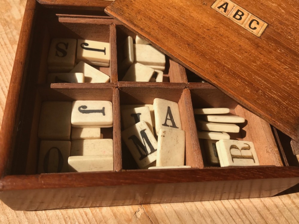 Antique Alphabet/Spelling Box View IV