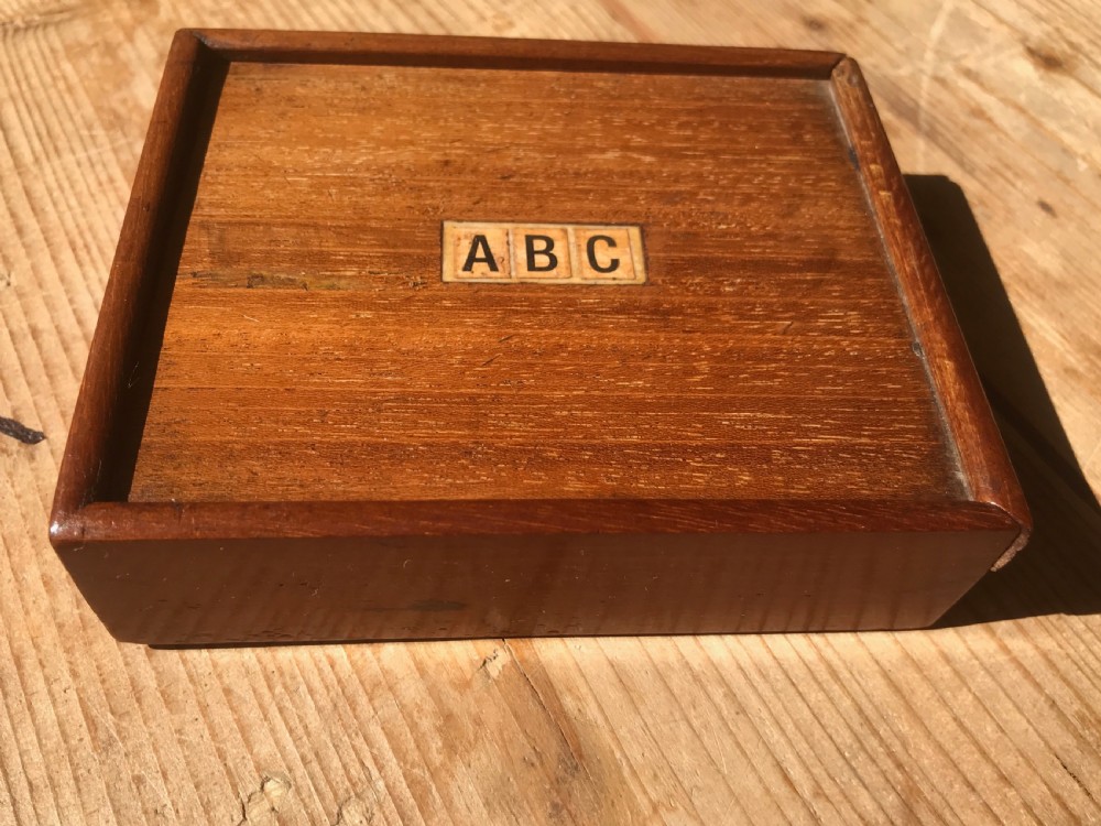Antique Alphabet/Spelling Box View VI