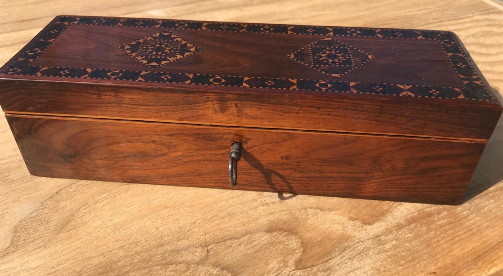 Antique Tunbridge Ware Box - Great for pens etc View III