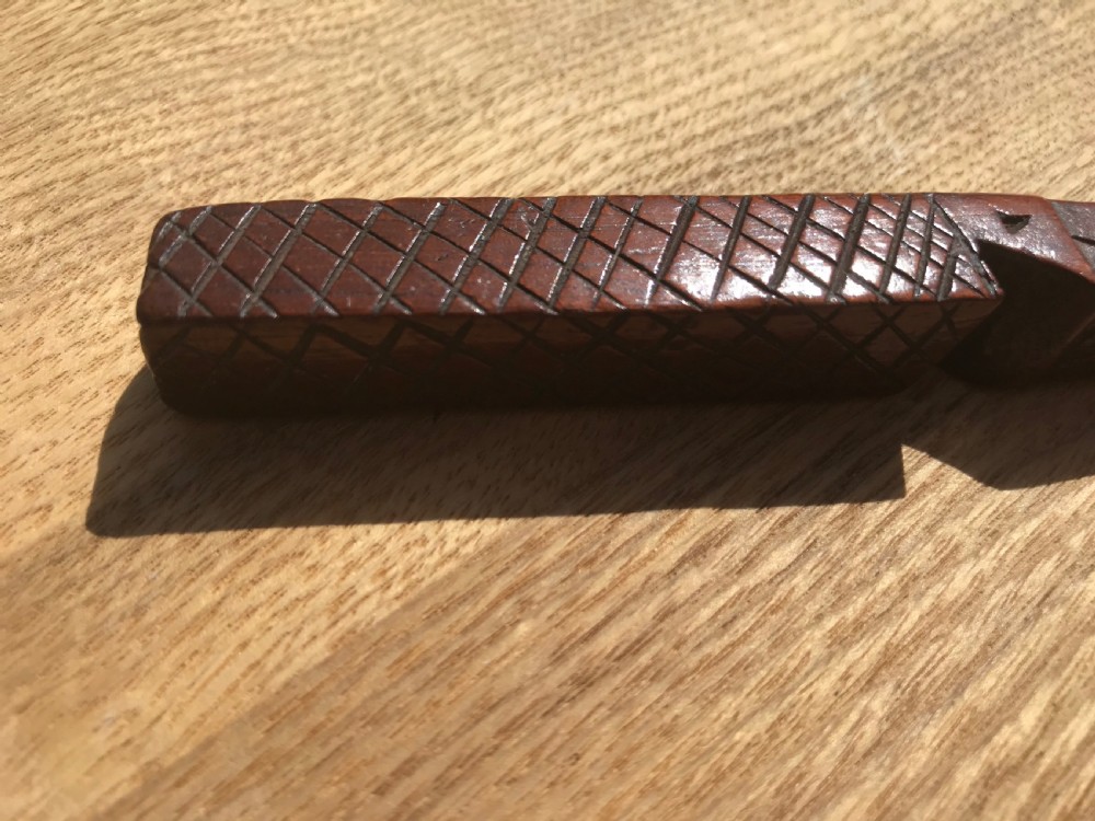 A Rare Antique Welsh Knitting Sheath - treen View VII