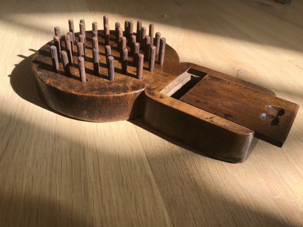 Antique Peg Solitaire Board 