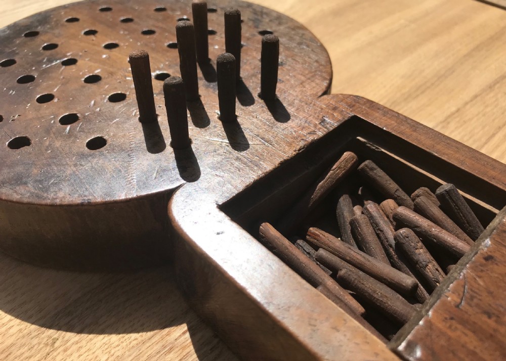 Antique Peg Solitaire Board  View VII