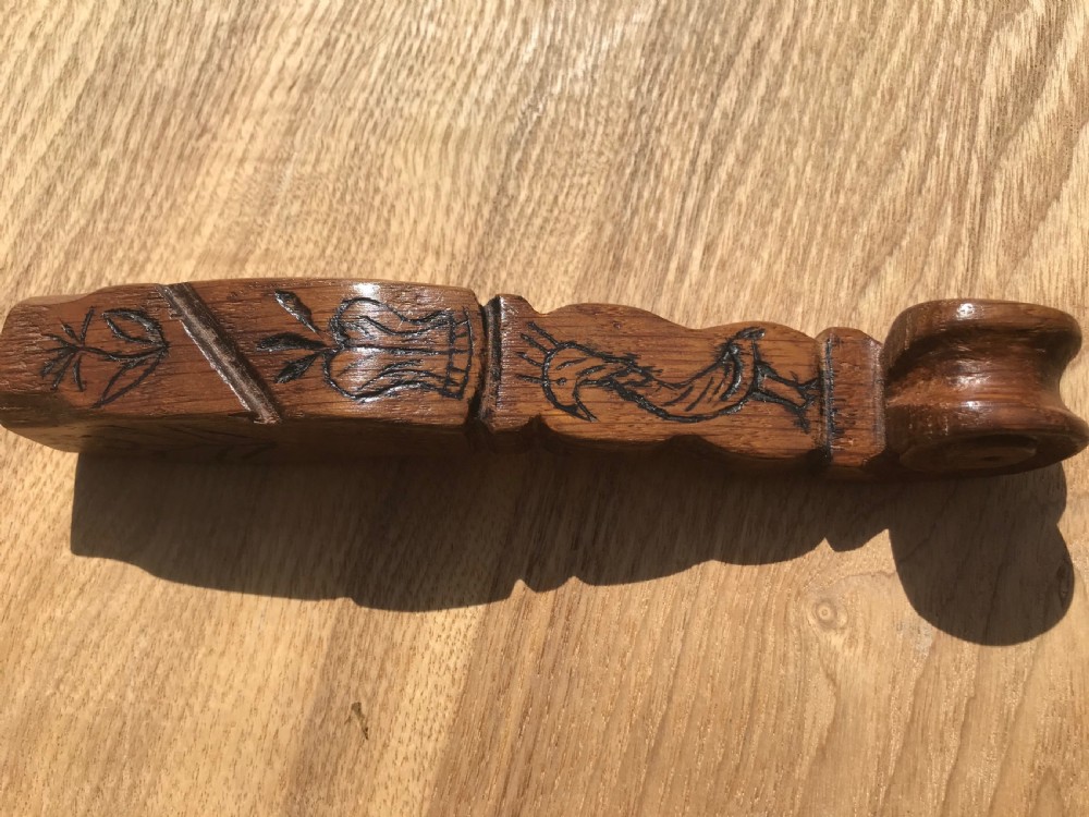 Antique Treen Durham Knitting Sheath View II