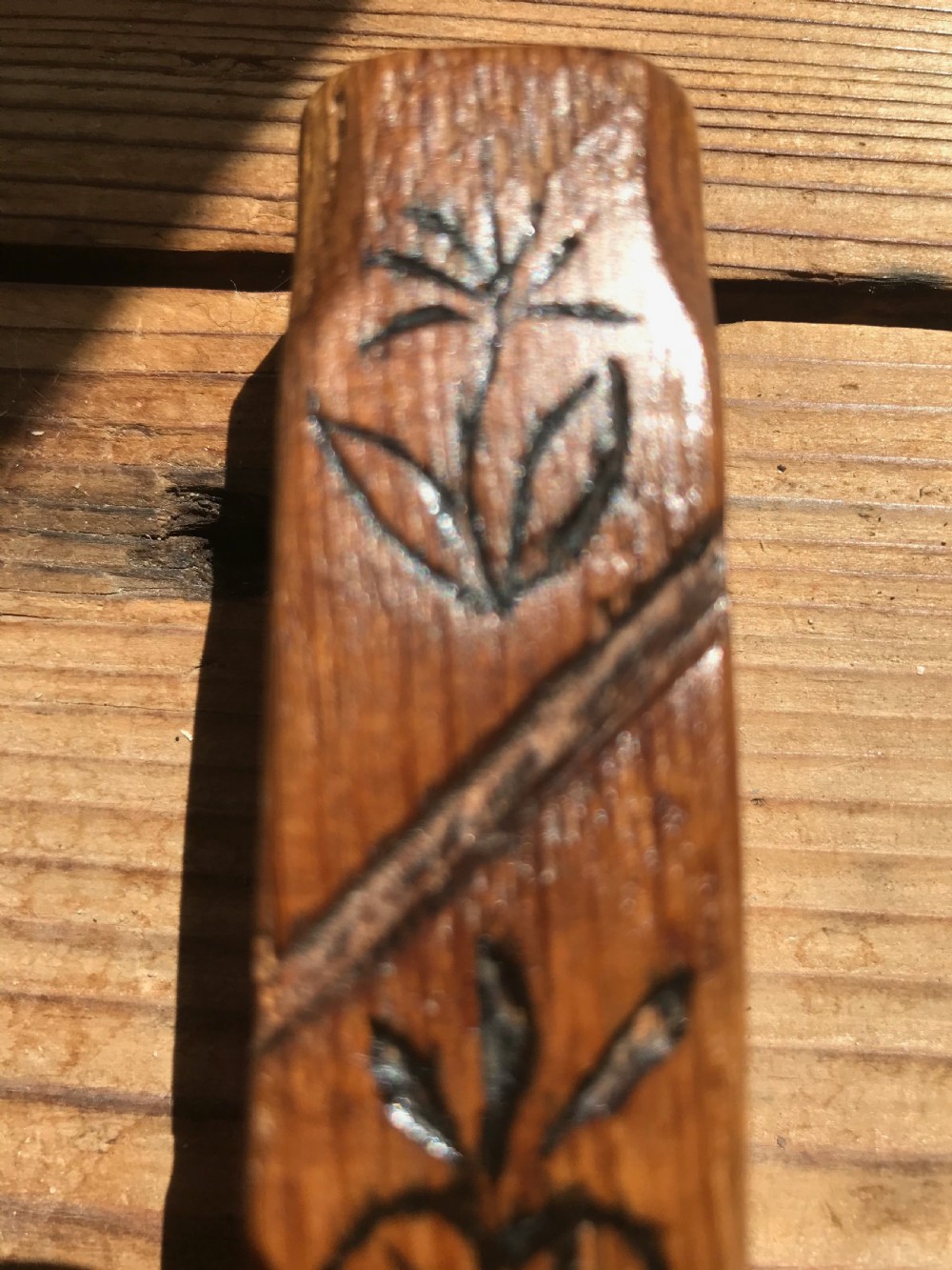 Antique Treen Durham Knitting Sheath View VII