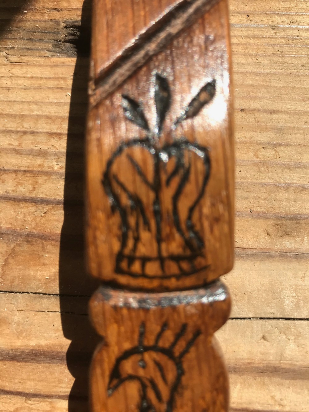 Antique Treen Durham Knitting Sheath View VIII