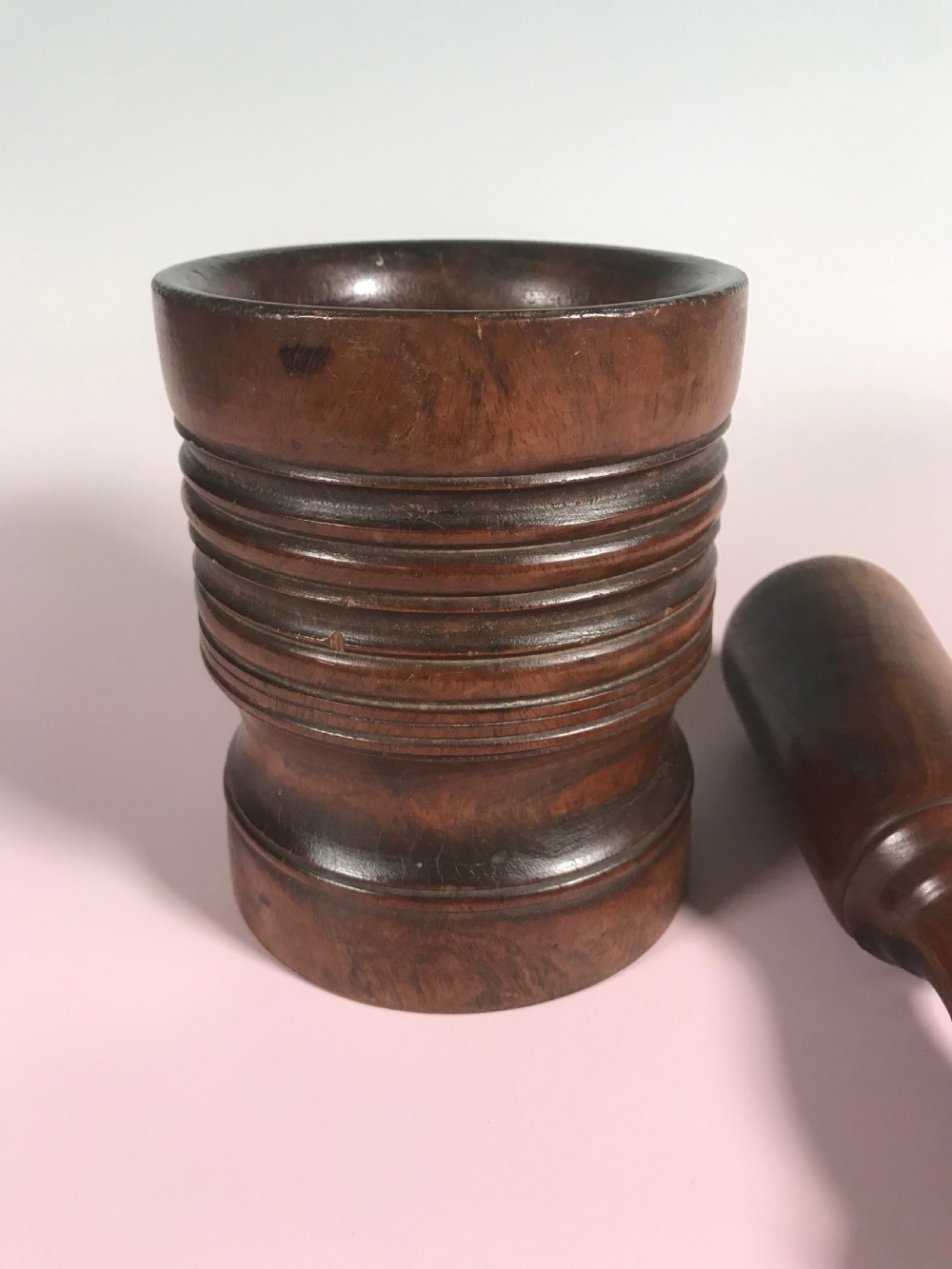 An English 18th Century Pestle & Mortar - treen View II
