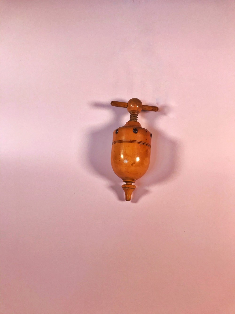 Antique Treen Screw Action Lemon Squeezer View IV