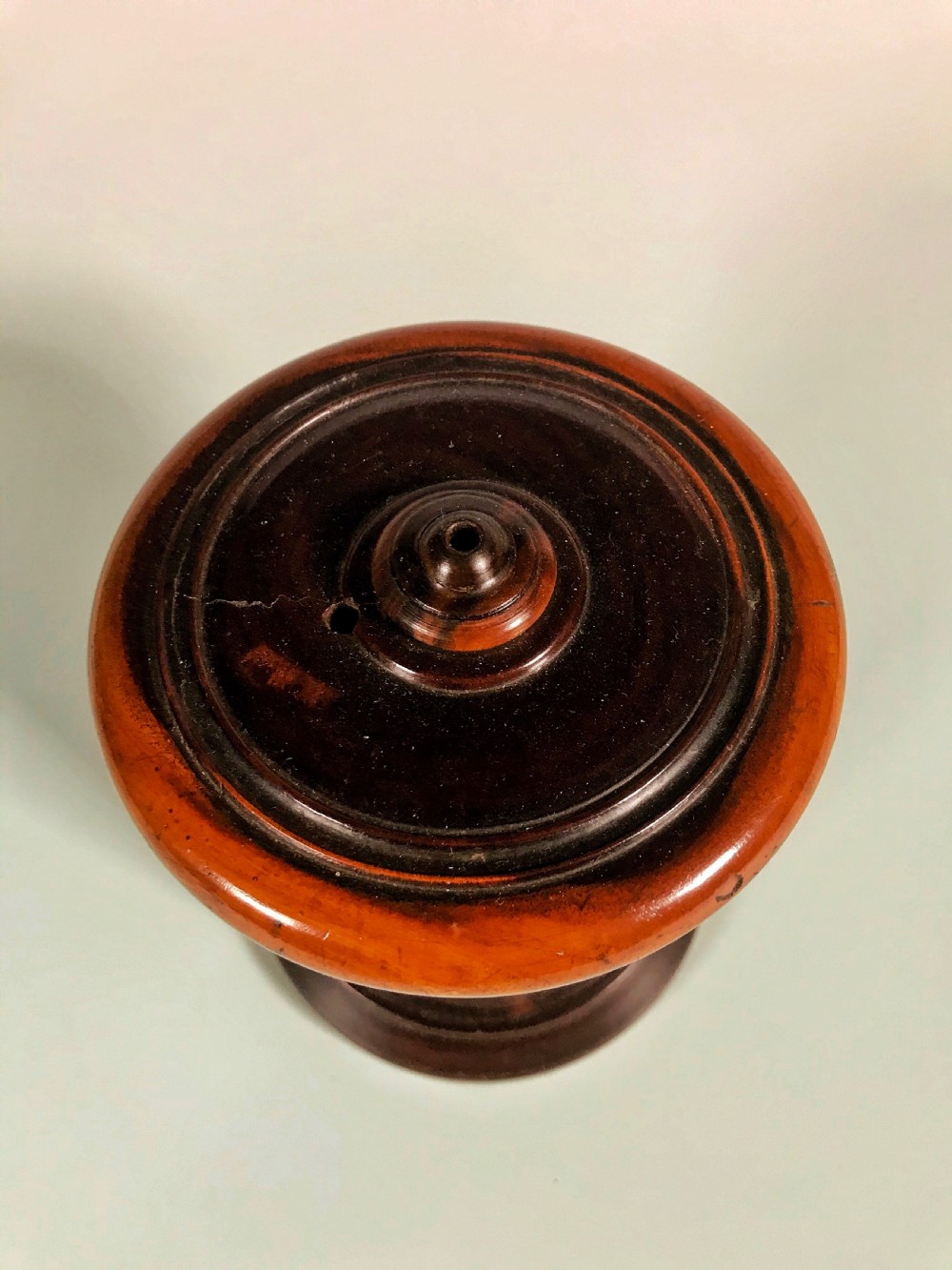 Antique String Box - treen View III