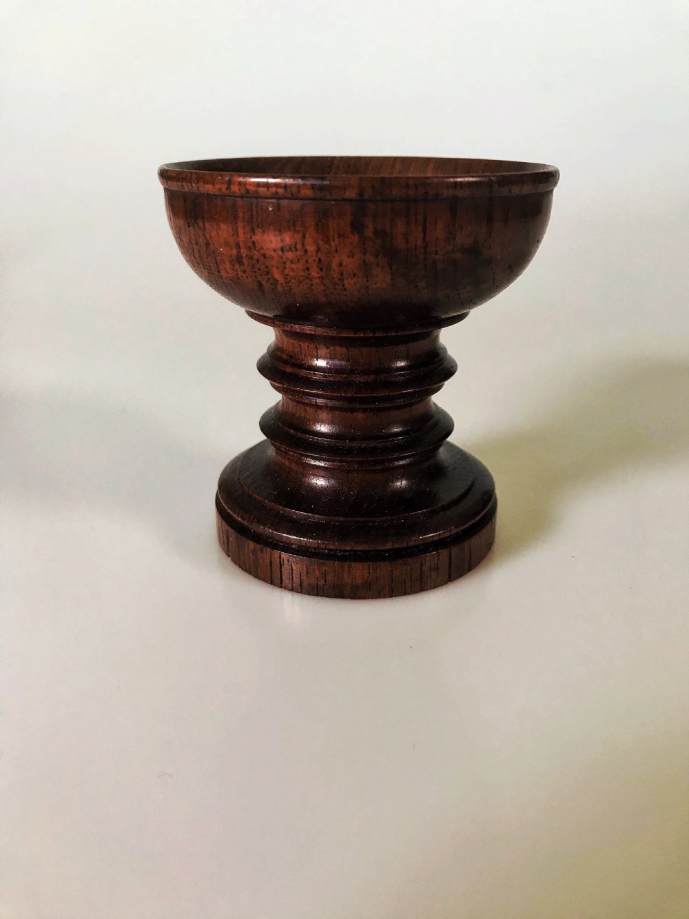 Antique Rosewood Pounce Pot - treen View III